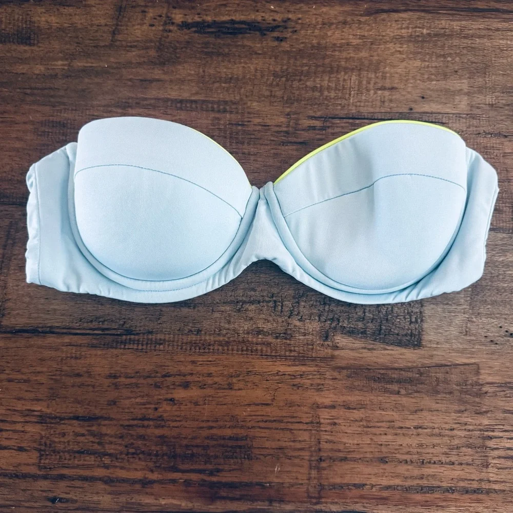 Zinke Bikini Top Small Neon Trim‎ + Bikini Bottoms Small Set
